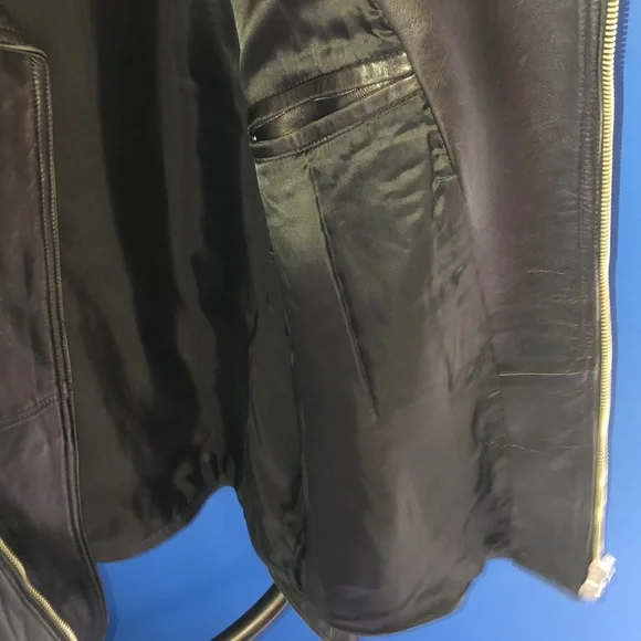 Men’s Donald Pliner Italian leather jacket, Large - Picture 9 of 11